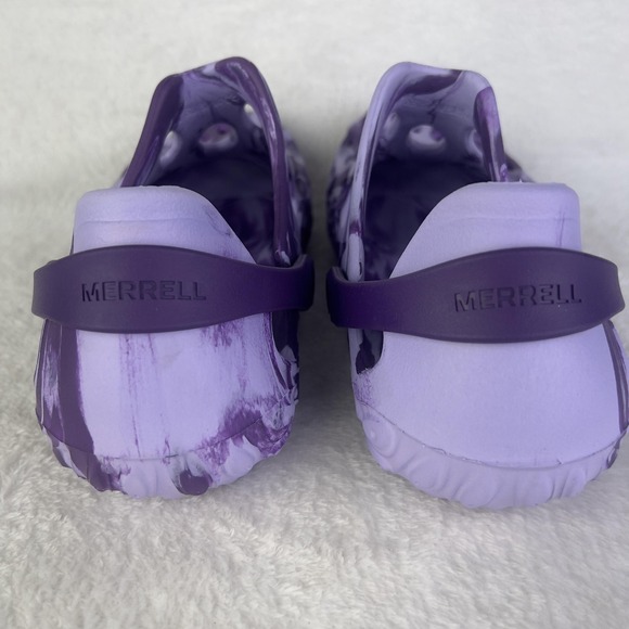 Merrell Shoes Mens 8 Purple Hydro Moc Clog Sandals Tie Dye Slip On main image 4